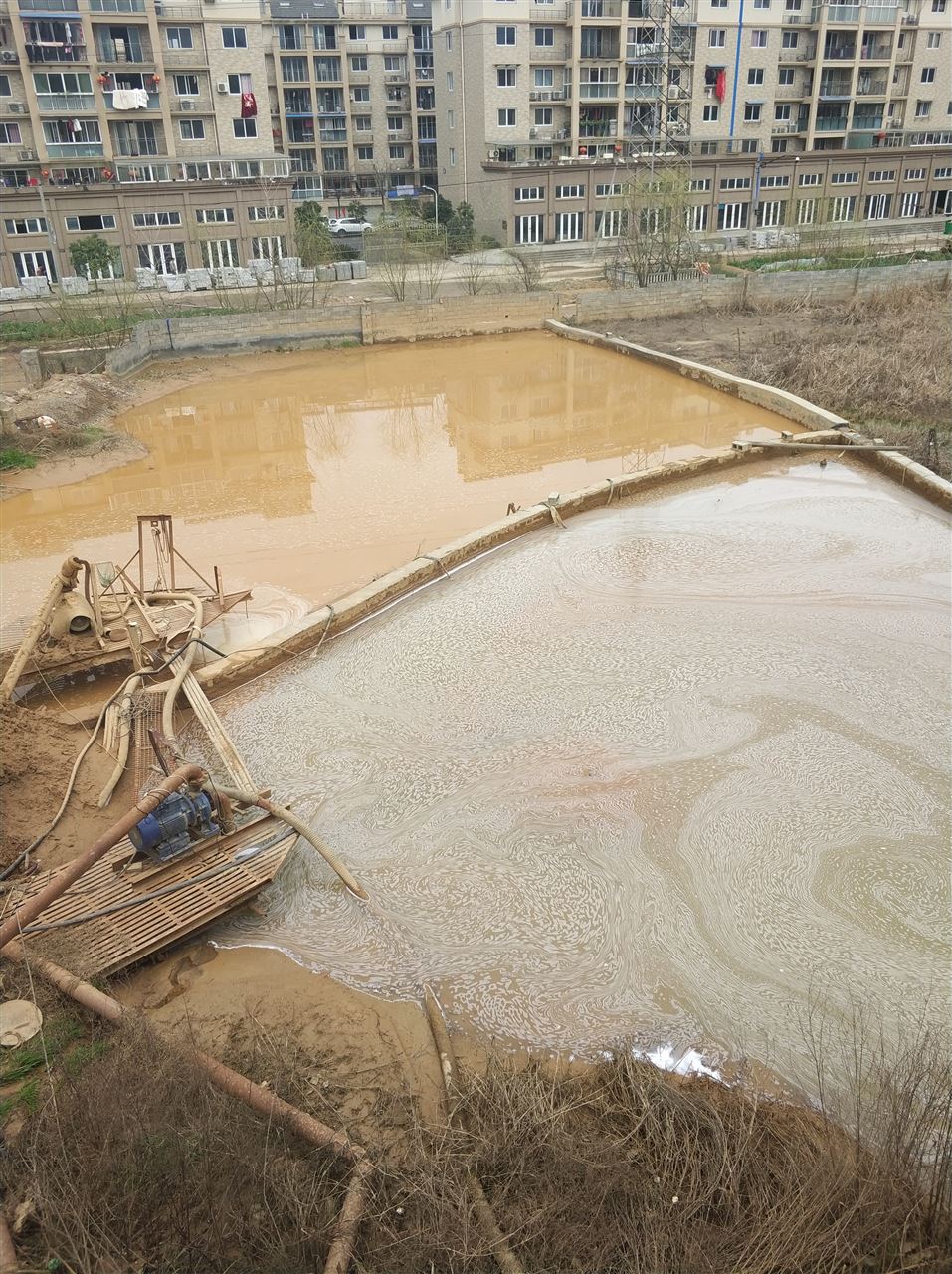 宁江沉淀池淤泥清理-厂区废水池淤泥清淤