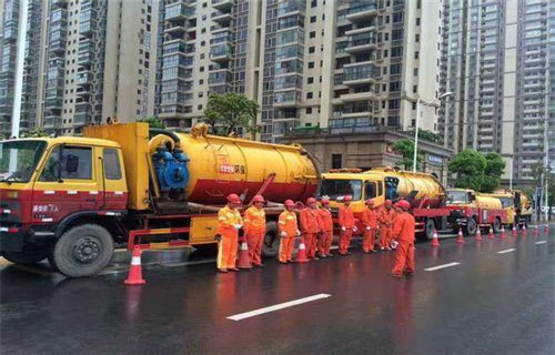 宁江市政管道清淤